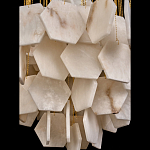 Люстра с фигурными подвесками из натурального камня Glowing Spheres варинант исполнения - 5 | Loft Concept в Брянске