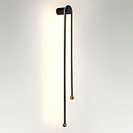 Бра черного цвета с изогнутым плафоном Luke Lampco Tracer Lamp варинант исполнения - 4 | Loft Concept в Брянске