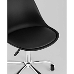 Офисный стул на металлическом основании EGGERY Black пластик варинант исполнения - 2 | Loft Concept в Брянске