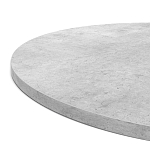 Стол обеденный с круглой светло-серой столешницей Harris Collection варинант исполнения - 5 | Loft Concept в Брянске