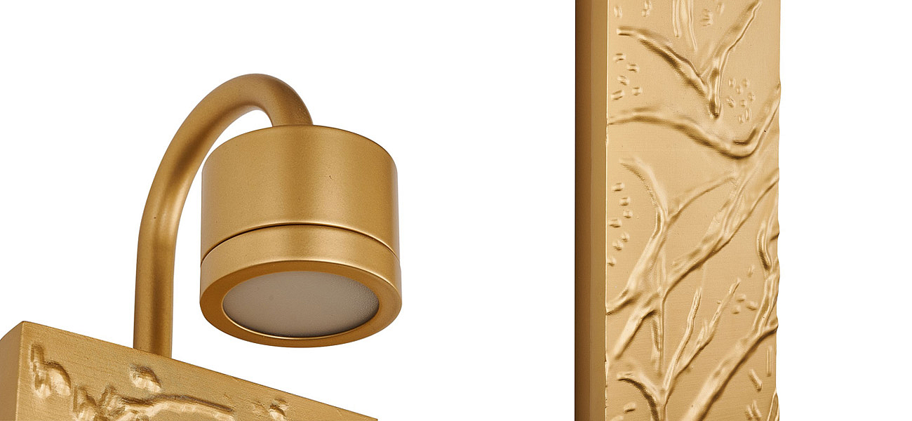 Бра с фактурой дерева Bark Golg - Loft-Concept в Брянске