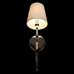 Бра с белым тканевым плафоном в форме конуса и металлическим основанием Nicoleta варинант исполнения - 5 | Loft Concept в Брянске