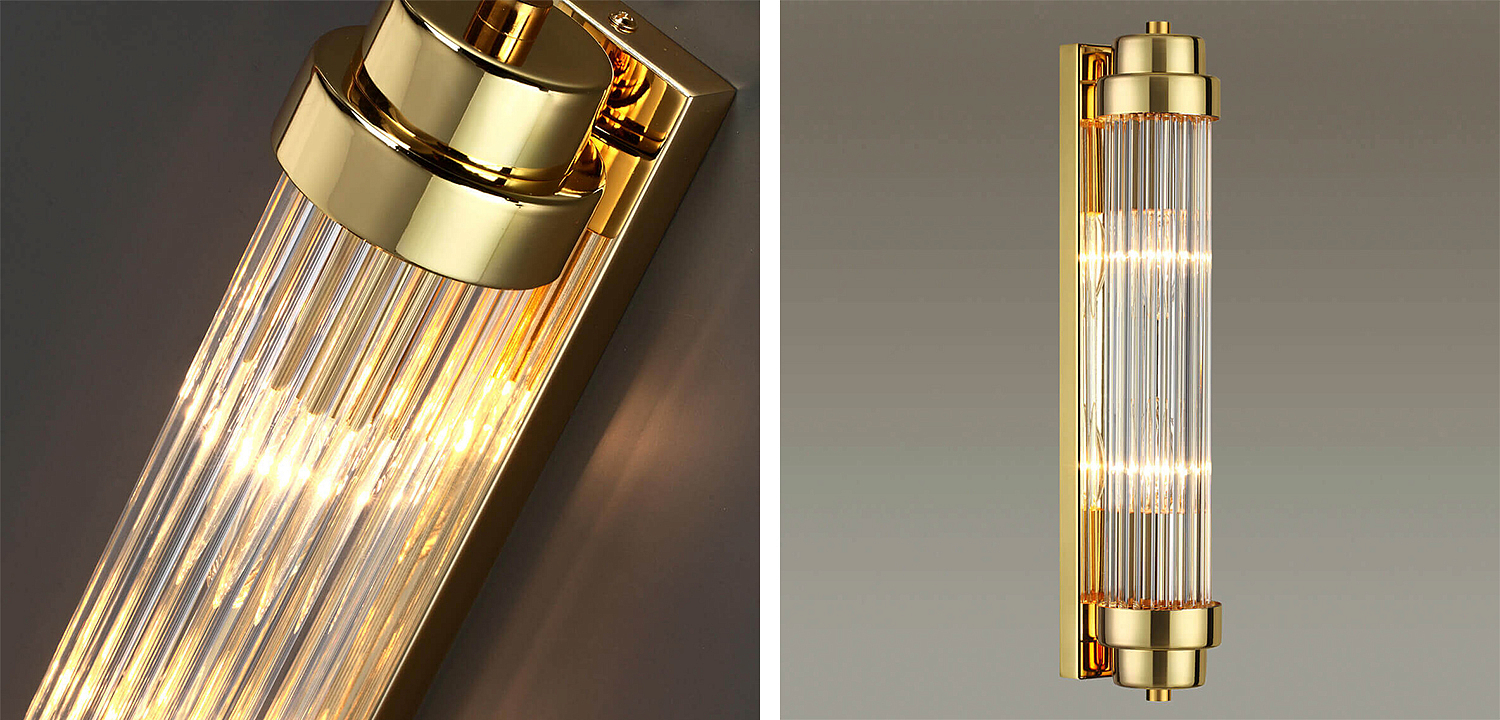 Бра Dirck Glass TUBE Sconce Gold Бра Dirck Glass TUBE Sconce Gold - Loft-Concept в Брянске