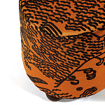 Пуф Wakonda Terracotta Tiger Mountain с Круглыми ножками  варинант исполнения - 1 | Loft Concept в Брянске