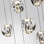 Люстра каскадня с 27-ю прозрачными шарообразными подвесами Bubbles Bocci варинант исполнения - 3 | Loft Concept в Брянске