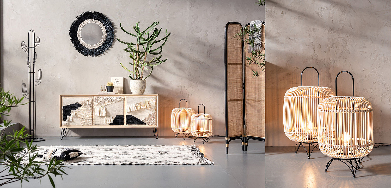 Настольная лампа Rattan Cage Настольная лампа Rattan Cage - Loft-Concept в Брянске