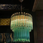 Дизайнерская люстра Blue Lagoon glass бирюзовое стекло  варинант исполнения - 4 | Loft Concept в Брянске