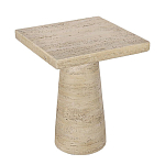Столик приставной с квадратной столешницей Textured Cream Table варинант исполнения - 2 | Loft Concept в Брянске