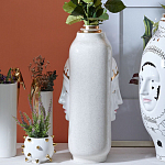 Ваза с золотисто-белыми фрагментами Faces of Imagination варинант исполнения - 9 | Loft Concept в Брянске