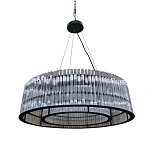 Подвесная люстра круглая Double Glass Sphere варинант исполнения - 1 | Loft Concept в Брянске