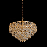 Люстра каскадная с подвесками в форме колец Galaxy of Light варинант исполнения - 4 | Loft Concept в Брянске