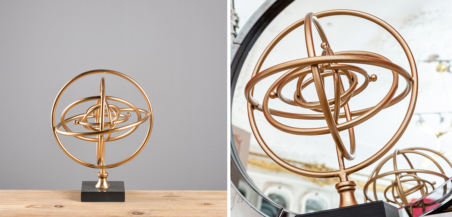 Статуэтка Sphere Sundial gold Статуэтка Sphere Sundial gold - Loft-Concept в Брянске