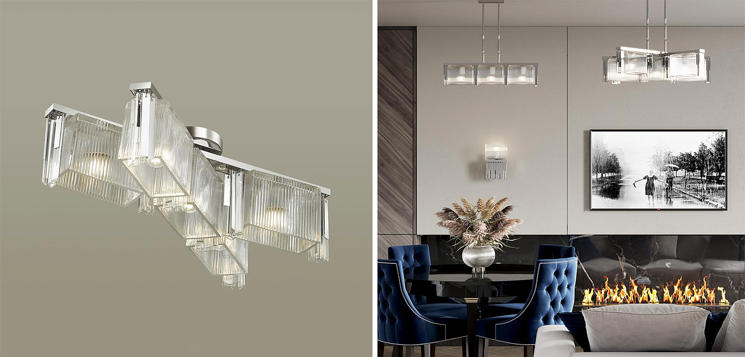Люстра Madelen Chrome Chandelier 5 Люстра Madelen Chrome Chandelier 5 - Loft-Concept в Брянске