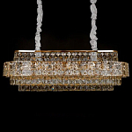 Люстра овальной формы хрустальная в неоклассическом стиле Majesty варинант исполнения - 1 | Loft Concept в Брянске