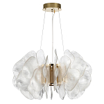 Люстра с декором в виде крупных рельефных лепестков 80 см Ethereal Bloom варинант исполнения - 2 | Loft Concept в Брянске