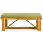 Скамья из ротанга с подушкой Mattia Rattan Bench варинант исполнения - 2 | Loft Concept в Брянске