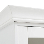 Витрина с раздвижными дверцами Wells Glass Showcase White варинант исполнения - 5 | Loft Concept в Брянске