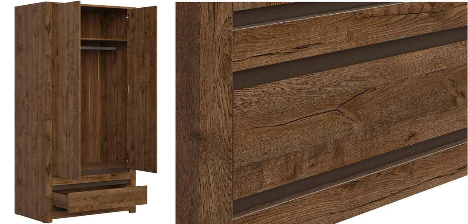 Шкаф Helga Wardrobe две двери Шкаф Helga Wardrobe две двери - Loft-Concept в Брянске