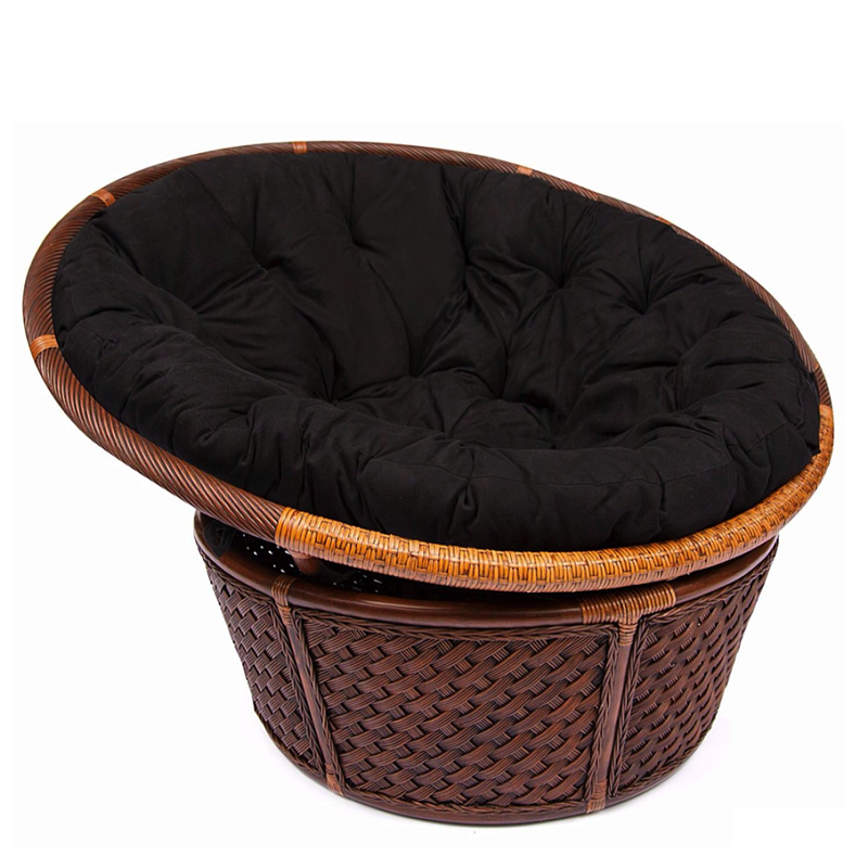 Кресло Bamboo black Черный Коричневый Кресло Bamboo black Черный Коричневый в Брянске | Loft Concept