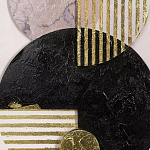 Панно декоративное с объемным эффектом Asymmetry варинант исполнения - 4 | Loft Concept в Брянске