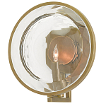 Бра круглое с прозрачным рельефным плафоном Crystal Prism варинант исполнения - 2 | Loft Concept в Брянске