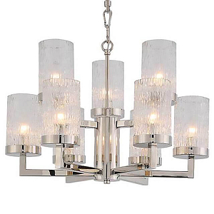 Люстра Kelly Silver Small с Рельефным Стеклом