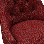 Мебельная ткань Шенилл бордовый цвет 138 см T4-23 варинант исполнения - 6 | Loft Concept в Брянске