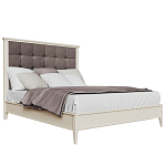 Кровать из массива бука с мягким изголовьем Tasteful Furniture варинант исполнения - 1 | Loft Concept в Брянске