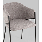 Стул Brace букле серый варинант исполнения - 2 | Loft Concept в Брянске