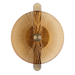 Бра с круглым стеклянным плафоном Gingham варинант исполнения - 2 | Loft Concept в Брянске