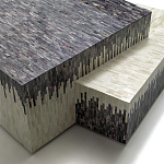 Дизайнерский журнальный стол с инкрустацией Plateau Coffee Table  варинант исполнения - 3 | Loft Concept в Брянске