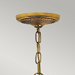 Люстра цвета латунь с 5-ю плафонами из рельефного стекла в форме ананаса Hinkley варинант исполнения - 6 | Loft Concept в Брянске