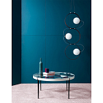 Дизайнерский круглый кофейный стол со стеклянной столешницей Gio Ponti D.555.1 Coffee Table варинант исполнения - 2 | Loft Concept в Брянске