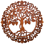 Панно из дерева LeafBerry Panel With Trees варинант исполнения - 1 | Loft Concept в Брянске