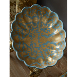 Чаша с орнаментом на бронзовых ножках в виде ангелов Eden Garden варинант исполнения - 4 | Loft Concept в Брянске