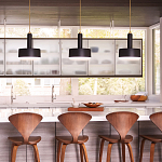 Подвесной светильник цилиндрический с белым плафоном Hinkley варинант исполнения - 11 | Loft Concept в Брянске