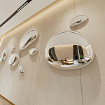 Абстрактная скульптура на стену в виде капли воды Water Outline варинант исполнения - 5 | Loft Concept в Брянске