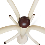 Вешалка напольная бежевая с 4-мя металлическими крючками Noble Branches варинант исполнения - 4 | Loft Concept в Брянске