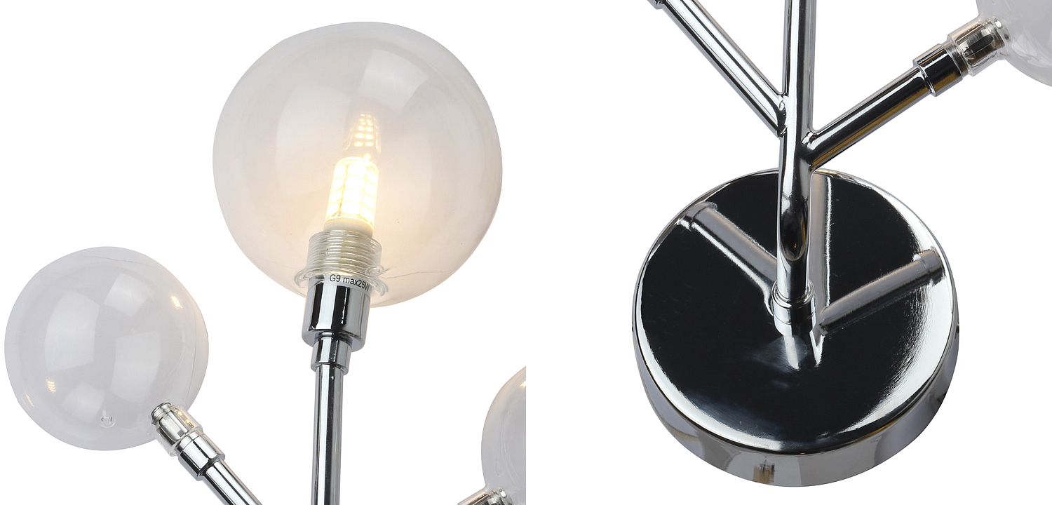 Бра Berries Trio Sconce chromium Бра Berries Trio Sconce chromium - Loft-Concept в Брянске