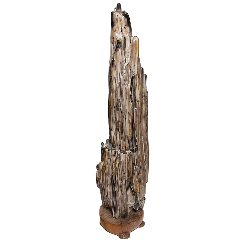 Аксессуар для интерьера из окаменелого дерева Petrified Wood Statuette Коричневый в Брянске | Loft Concept 