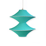 Подвесной вязаный бирюзовый светильник «Звезда Востока 02» варинант исполнения - 2 | Loft Concept в Брянске