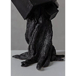 Скульптура «Окаменелый рост», Черный объект варинант исполнения - 3 | Loft Concept в Брянске