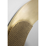 Зеркало золотое со вставками в виде геометрических фигур варинант исполнения - 3 | Loft Concept в Брянске