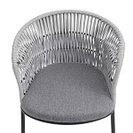 Кресло с декоративным плетением на спинке и подлокотниках Armchair Weaving варинант исполнения - 5 | Loft Concept в Брянске