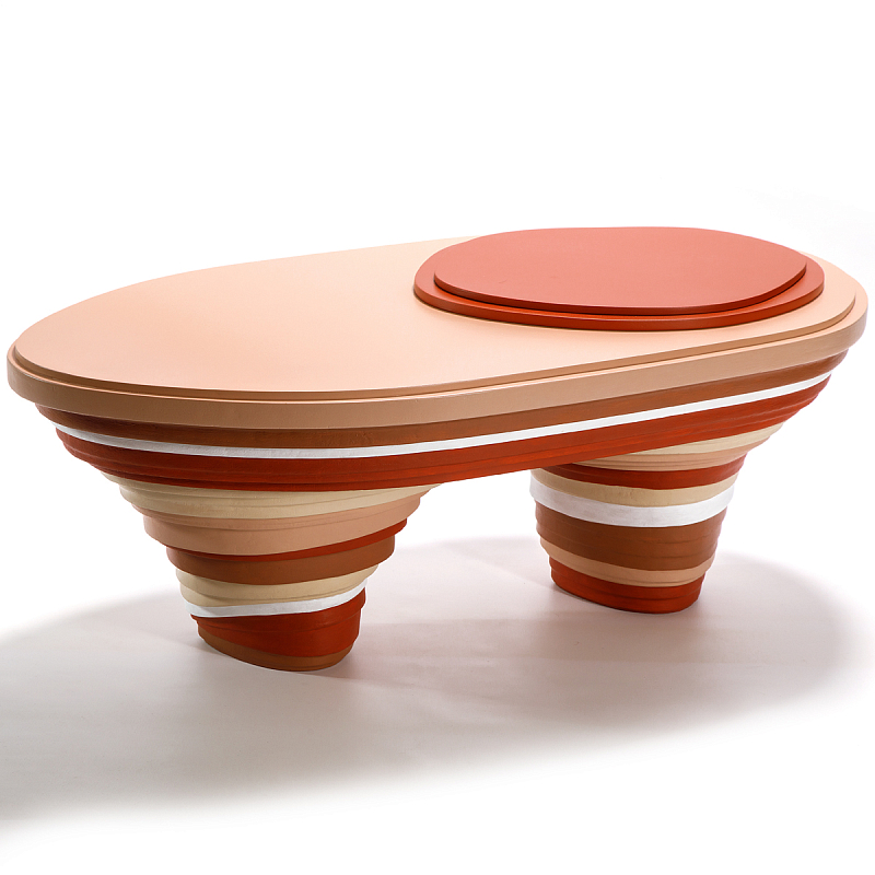 Кофейный стол Vorlon Desert Coffee Table Терракотовый в Брянске | Loft Concept 