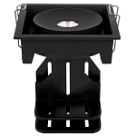 Встраиваемый спот светодиодный черного цвета квадратной формы из металла Pure Square варинант исполнения - 4 | Loft Concept в Брянске