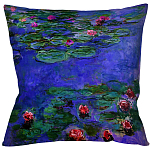 Подушка декоративная с цветочным принтом Impressionism in Art варинант исполнения - 2 | Loft Concept в Брянске