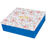 Чайный сервиз из фарфора синий на 6 персон 14 предметов Flower Porcelain Collection варинант исполнения - 4 | Loft Concept в Брянске