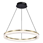 Люстра подвесная круглая светодиодная с золотым каркасом Ring Horizontal варинант исполнения - 1 | Loft Concept в Брянске