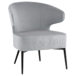 Современное мягкое кресло на металлических ножках Rakush Grey варинант исполнения - 1 | Loft Concept в Брянске